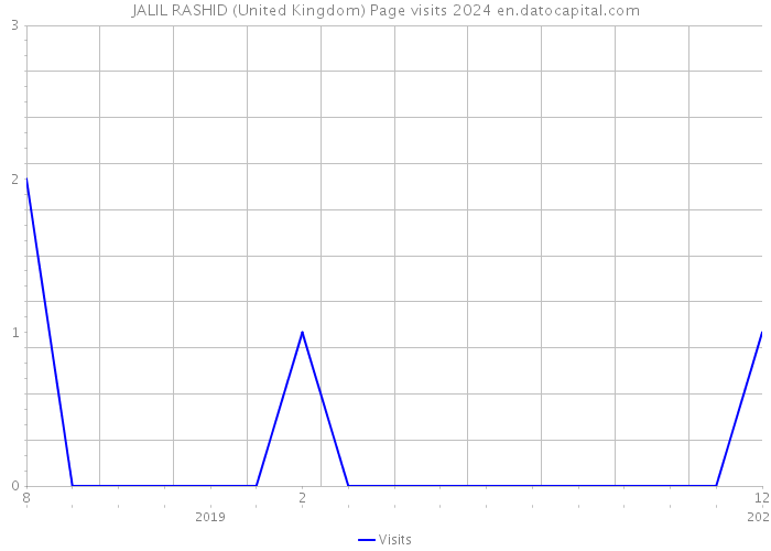 JALIL RASHID (United Kingdom) Page visits 2024 