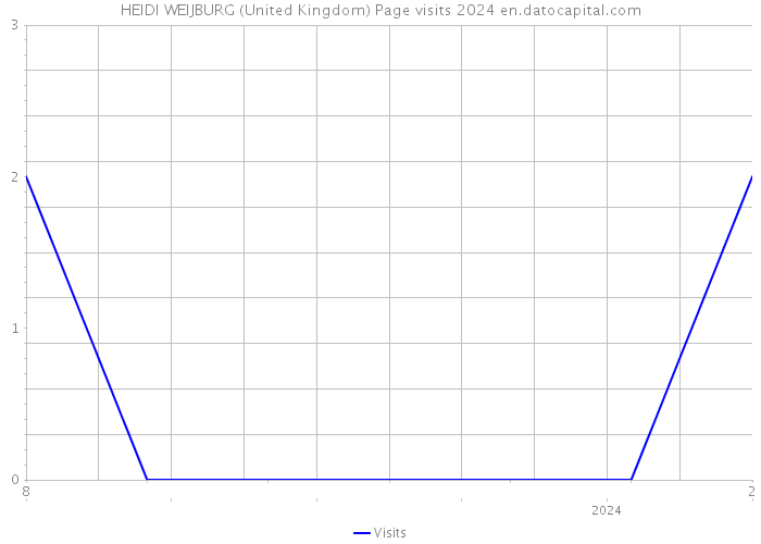 HEIDI WEIJBURG (United Kingdom) Page visits 2024 