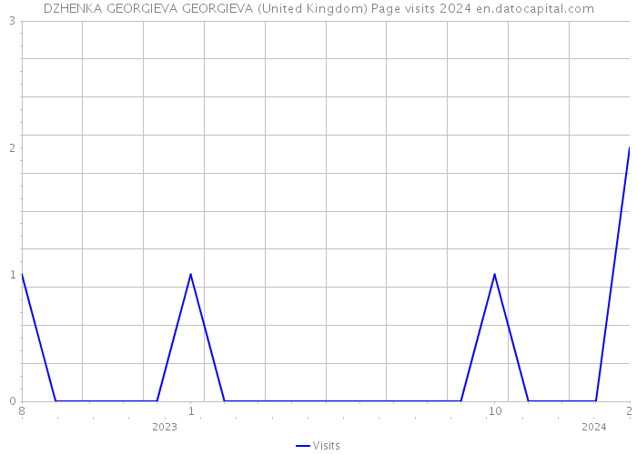 DZHENKA GEORGIEVA GEORGIEVA (United Kingdom) Page visits 2024 