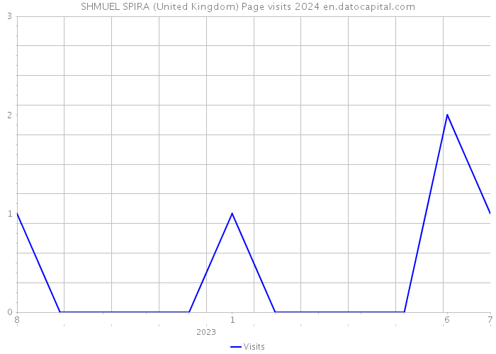 SHMUEL SPIRA (United Kingdom) Page visits 2024 