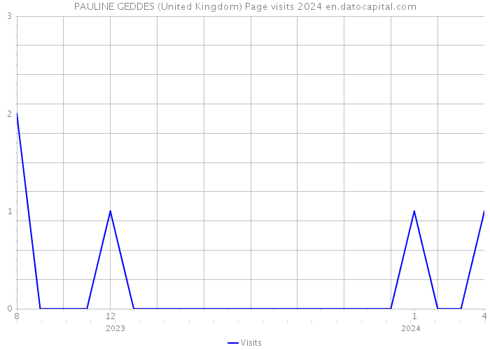 PAULINE GEDDES (United Kingdom) Page visits 2024 
