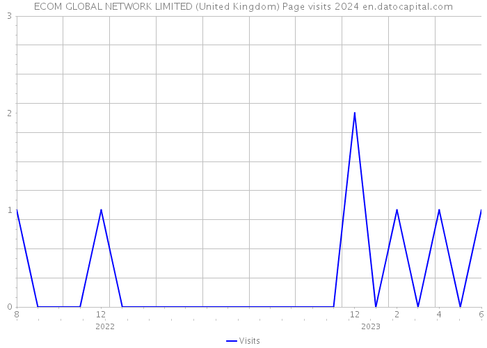 ECOM GLOBAL NETWORK LIMITED (United Kingdom) Page visits 2024 