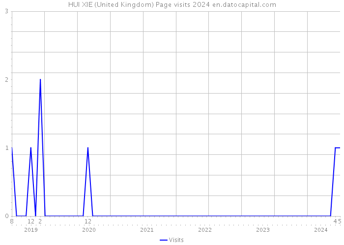 HUI XIE (United Kingdom) Page visits 2024 