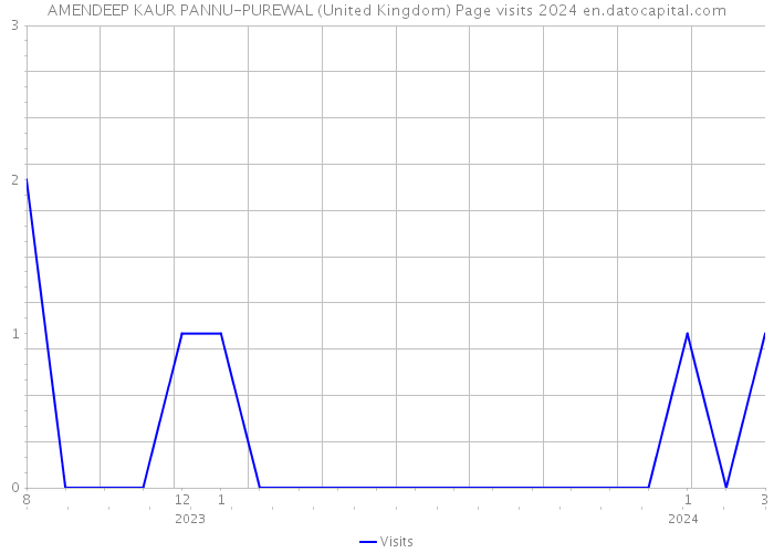 AMENDEEP KAUR PANNU-PUREWAL (United Kingdom) Page visits 2024 