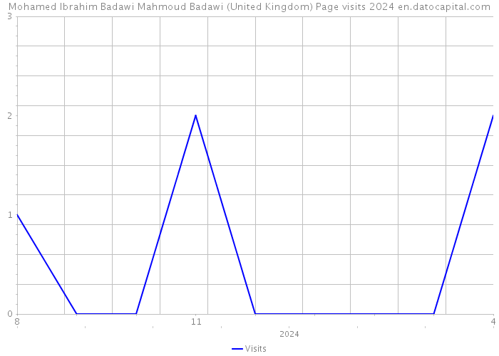 Mohamed Ibrahim Badawi Mahmoud Badawi (United Kingdom) Page visits 2024 