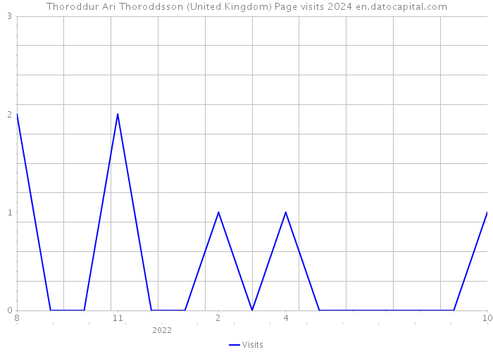 Thoroddur Ari Thoroddsson (United Kingdom) Page visits 2024 