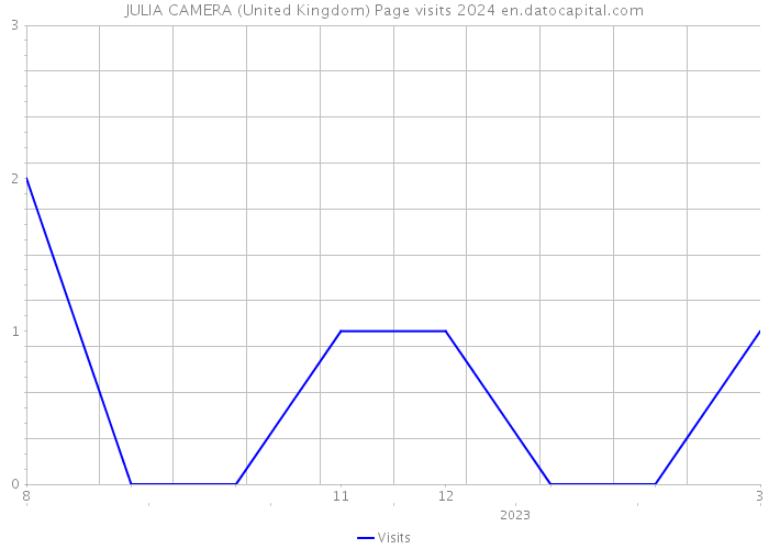 JULIA CAMERA (United Kingdom) Page visits 2024 