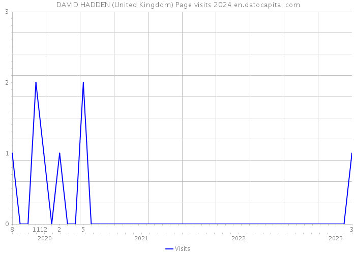 DAVID HADDEN (United Kingdom) Page visits 2024 