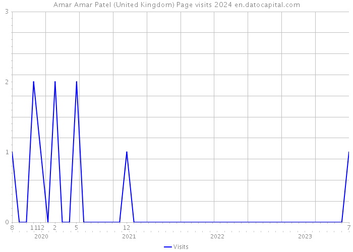 Amar Amar Patel (United Kingdom) Page visits 2024 