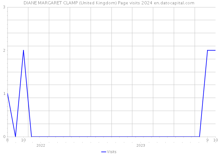DIANE MARGARET CLAMP (United Kingdom) Page visits 2024 