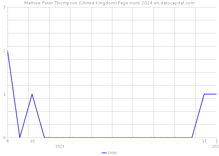 Mathew Peter Thompson (United Kingdom) Page visits 2024 