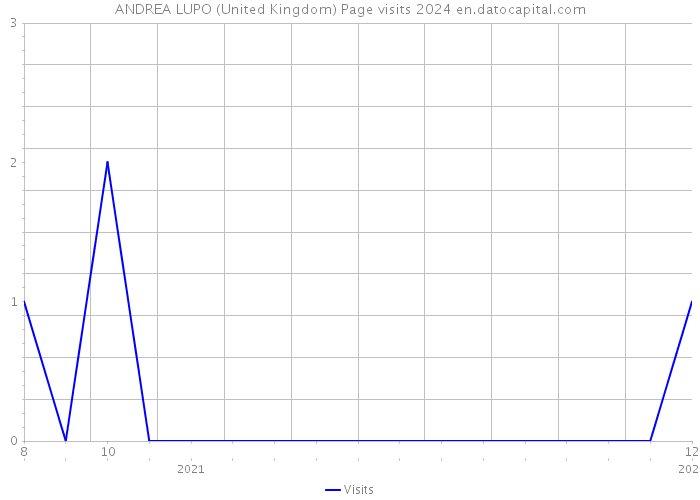 ANDREA LUPO (United Kingdom) Page visits 2024 
