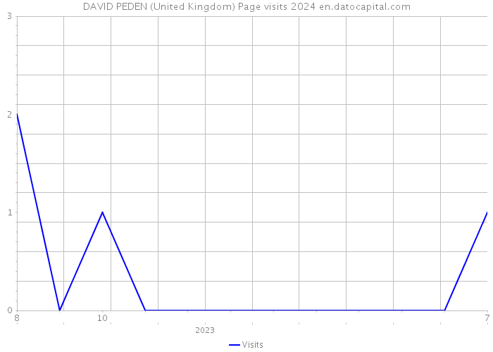 DAVID PEDEN (United Kingdom) Page visits 2024 