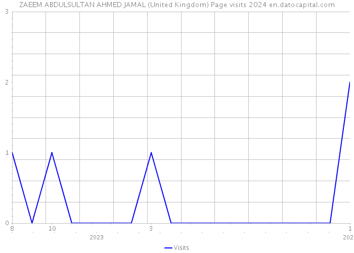 ZAEEM ABDULSULTAN AHMED JAMAL (United Kingdom) Page visits 2024 