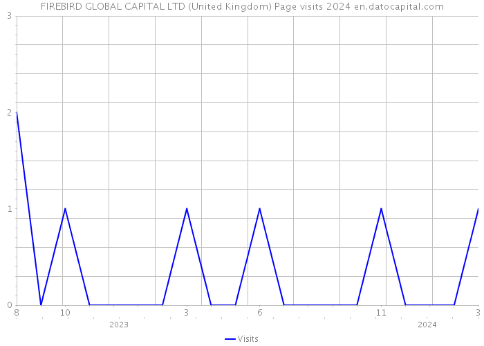 FIREBIRD GLOBAL CAPITAL LTD (United Kingdom) Page visits 2024 