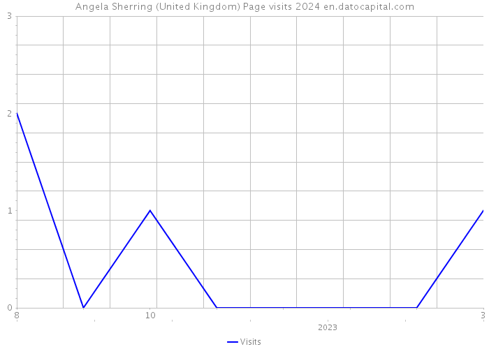 Angela Sherring (United Kingdom) Page visits 2024 