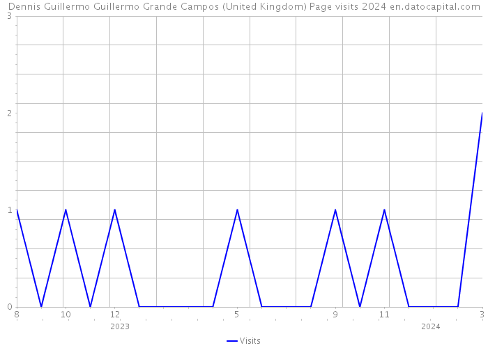 Dennis Guillermo Guillermo Grande Campos (United Kingdom) Page visits 2024 