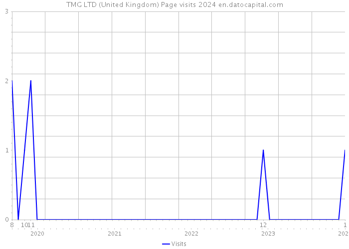 TMG LTD (United Kingdom) Page visits 2024 