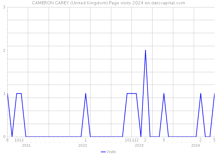 CAMERON CAREY (United Kingdom) Page visits 2024 
