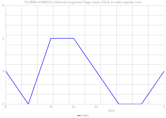 FLOREA IONESCU (United Kingdom) Page visits 2024 