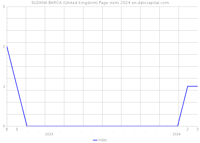 SUZANA BARCA (United Kingdom) Page visits 2024 