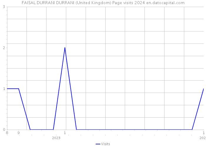 FAISAL DURRANI DURRANI (United Kingdom) Page visits 2024 