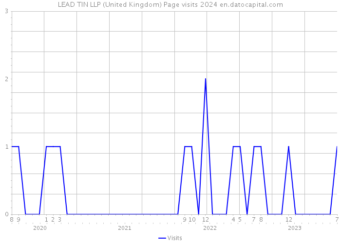 LEAD TIN LLP (United Kingdom) Page visits 2024 