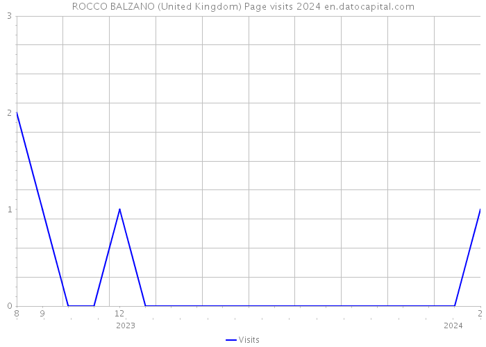 ROCCO BALZANO (United Kingdom) Page visits 2024 