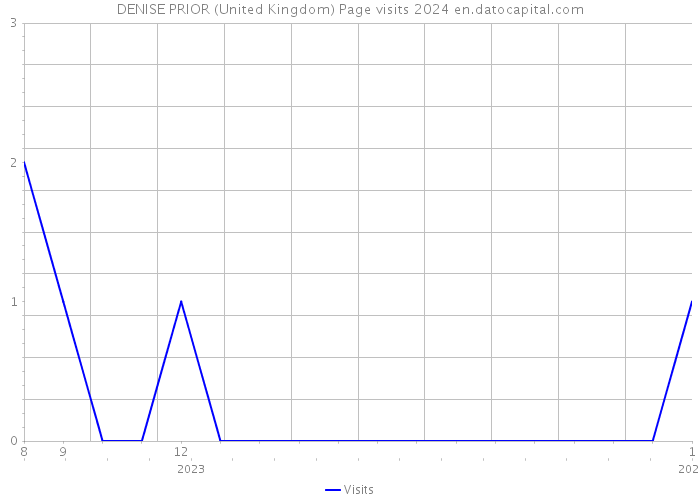DENISE PRIOR (United Kingdom) Page visits 2024 