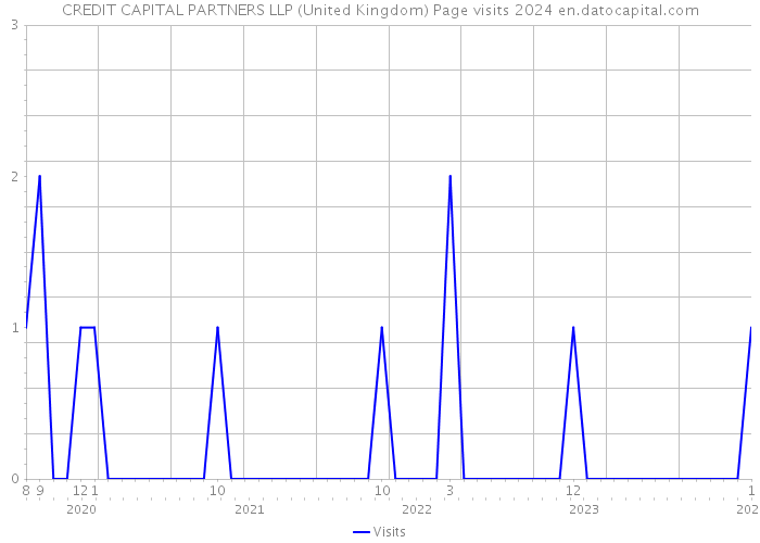 CREDIT CAPITAL PARTNERS LLP (United Kingdom) Page visits 2024 