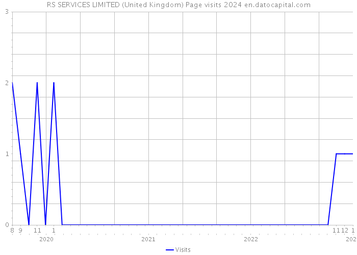 RS SERVICES LIMITED (United Kingdom) Page visits 2024 