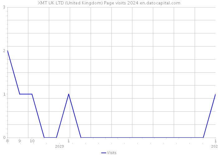 XMT UK LTD (United Kingdom) Page visits 2024 