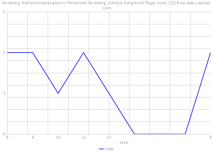 Stichting Administratiekantoor Holdicam Stichting (United Kingdom) Page visits 2024 