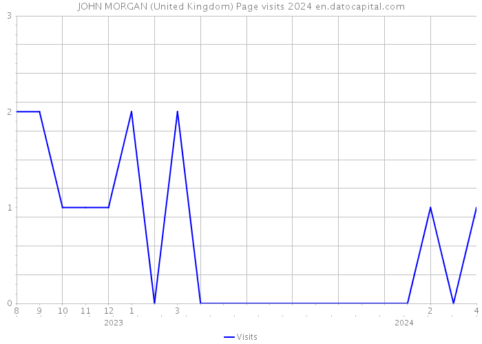 JOHN MORGAN (United Kingdom) Page visits 2024 