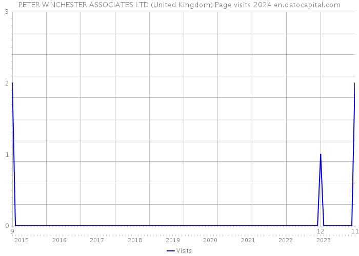 PETER WINCHESTER ASSOCIATES LTD (United Kingdom) Page visits 2024 