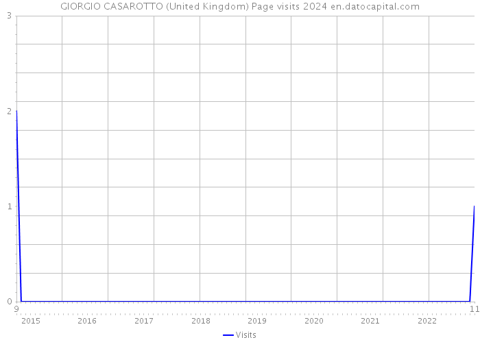 GIORGIO CASAROTTO (United Kingdom) Page visits 2024 