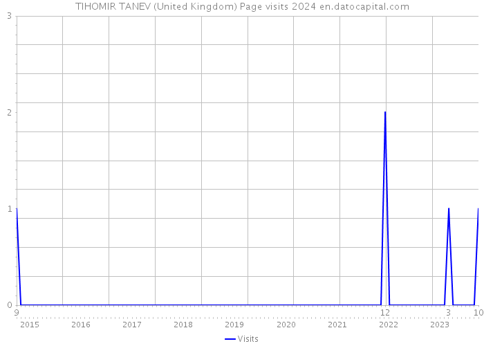 TIHOMIR TANEV (United Kingdom) Page visits 2024 