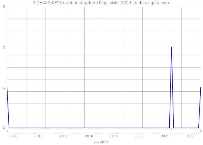 RICHARD KEYS (United Kingdom) Page visits 2024 