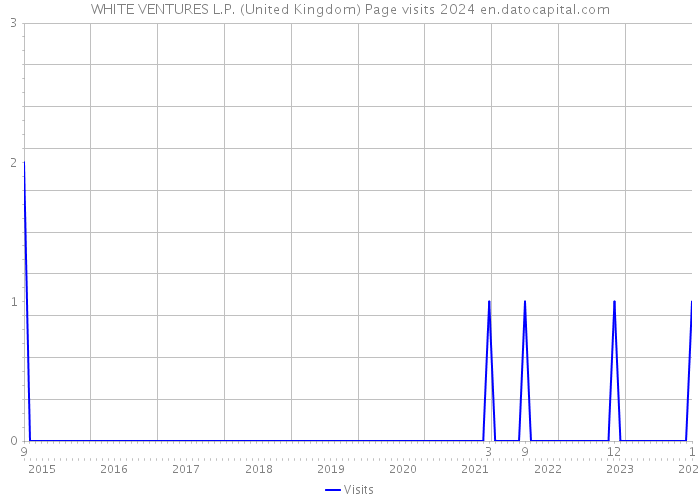 WHITE VENTURES L.P. (United Kingdom) Page visits 2024 
