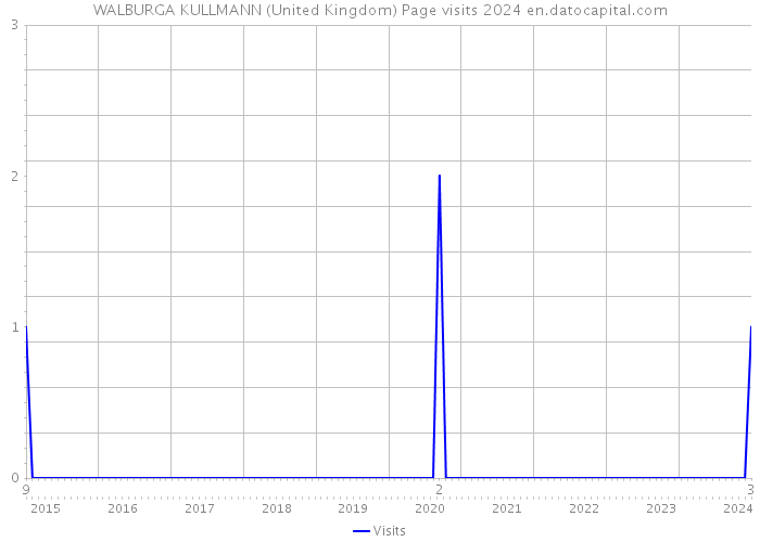 WALBURGA KULLMANN (United Kingdom) Page visits 2024 