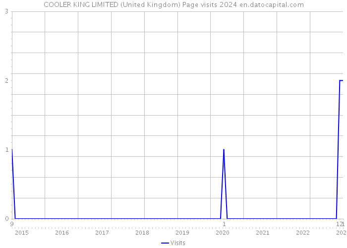 COOLER KING LIMITED (United Kingdom) Page visits 2024 