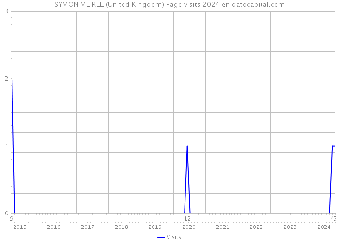SYMON MEIRLE (United Kingdom) Page visits 2024 