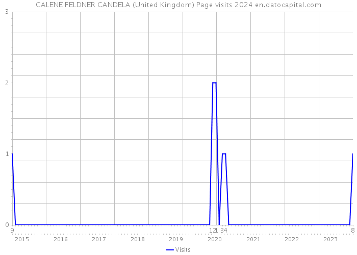 CALENE FELDNER CANDELA (United Kingdom) Page visits 2024 