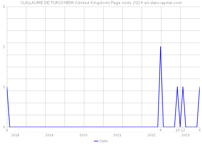GUILLAUME DE TURCKHEIM (United Kingdom) Page visits 2024 
