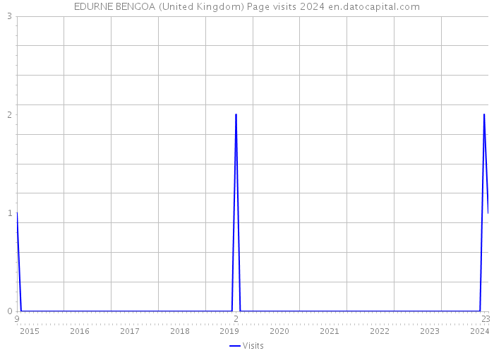 EDURNE BENGOA (United Kingdom) Page visits 2024 