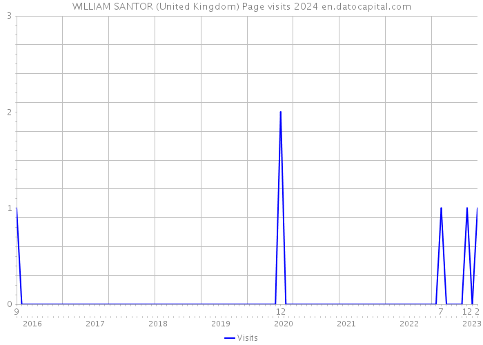 WILLIAM SANTOR (United Kingdom) Page visits 2024 