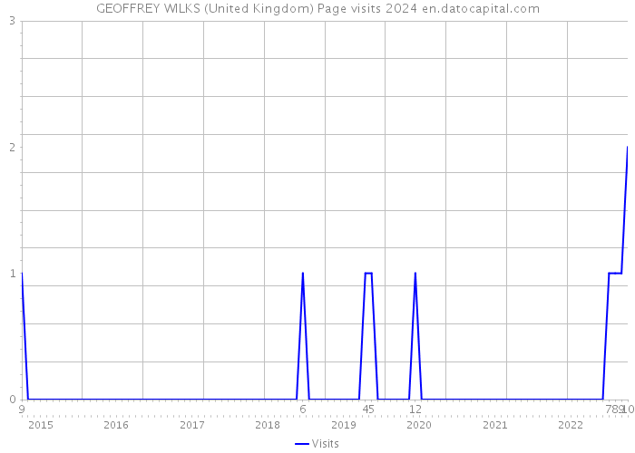 GEOFFREY WILKS (United Kingdom) Page visits 2024 