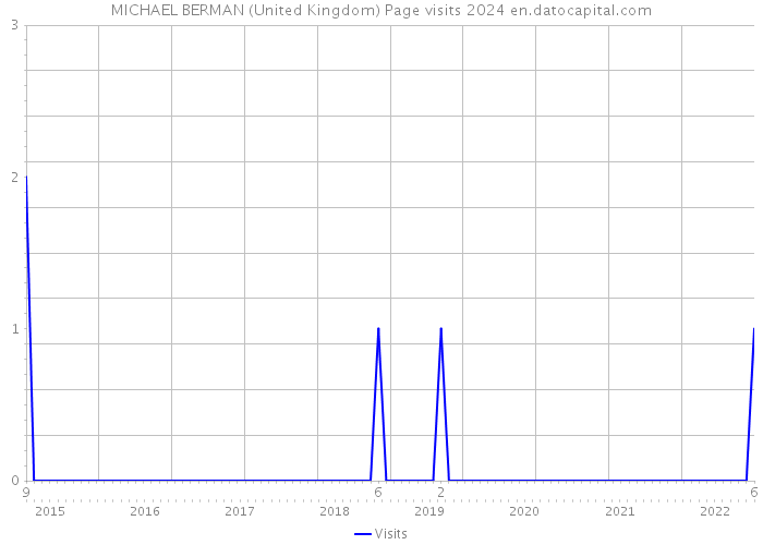 MICHAEL BERMAN (United Kingdom) Page visits 2024 