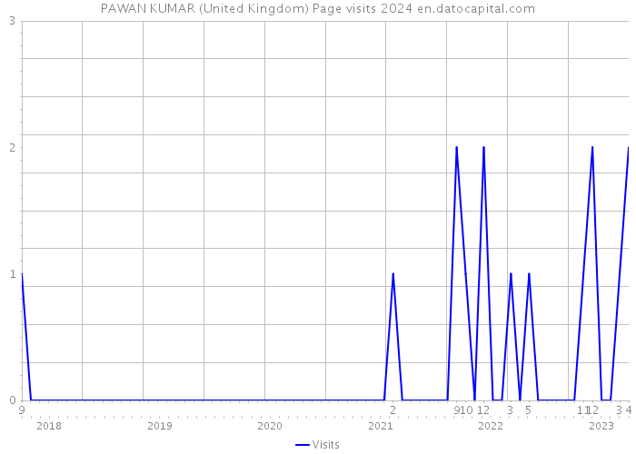 PAWAN KUMAR (United Kingdom) Page visits 2024 