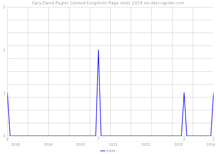 Gary David Pegler (United Kingdom) Page visits 2024 
